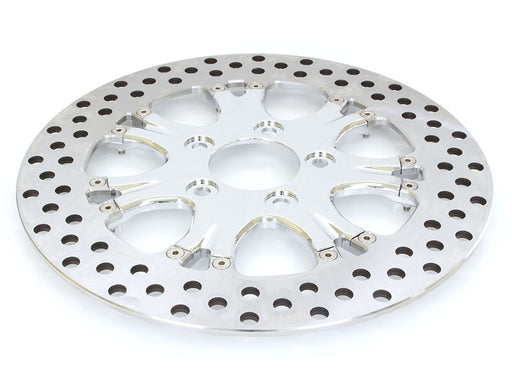 11.5in. Rear Heathen & Paramount Disc Rotor - Chrome. Fits H-D 1981up with 11-1/2in. Disc Rotor.