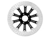 11.5in. Rear Revel Disc Rotor - Black Contrast Cut Platinum. Fits H-D 1981up with 11-1/2in. Disc Rotor.