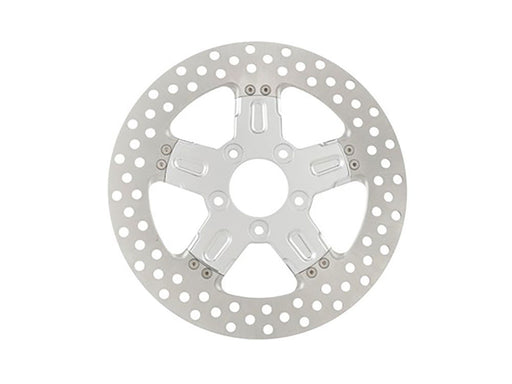 11.8in. Left Hand Front & Right Hand Front Formula Disc Rotor - Chrome. Fits Softail 2015up, Touring 2008up, Dyna 2006-2017 & Sportster 2014-2021