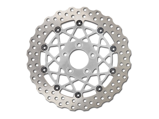 12.6in. Front Speedstar Disc Rotor - Chrome. Fits Touring 2024up with Custom Wheel and Hub Mounted 320mm Rotors.