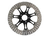 13in. Left Hand Front & Right Hand Front Heathen & Paramount Disc Rotor - Black Contrast Cut Platinum.