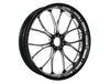 21in. x 3.50in. wide Heathen Wheel - Black Contrast Cut Platinum.