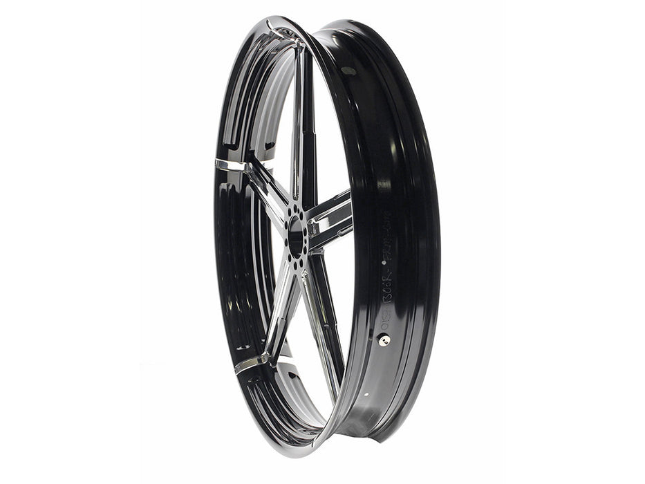 23in. x 3.50in. wide Formula Wheel - Black Contrast Cut Platinum
