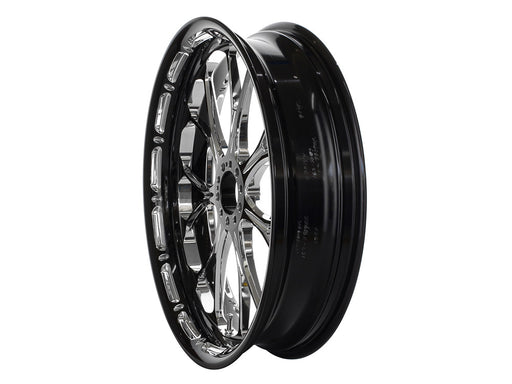 18in. x 5.50in. wide Heathen Wheel - Black Contrast Cut Platinum.