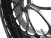 18in. x 8.50in. wide Heathen Wheel - Black Contrast Cut Platinum.