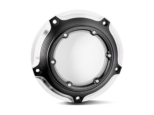 Vision Derby Cover - Black Contrast Cut. Fits Touring 2016up