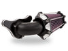 FastAir Air Cleaner Kit - Black Contrast Cut. Fits Big Twin 1993-2017 with CV Carb or Cable Operated Delphi EFI