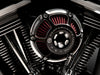Max HP Air Cleaner Kit - Black Contrast Cut. Fits Big Twin 1993-2017 with CV Carb or Cable Operated Delphi EFI
