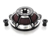 Max HP Air Cleaner Kit - Black Contrast Cut. Fits Touring 2017-2024 & Softail 2018-2024