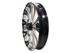 21in. x 3.50in. wide Revel Wheel with Front Hub - Black Contrast Cut Platinum. Fits Breakout 2013up with ABS.