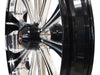 21in. x 3.50in. wide Revel Wheel with Front Hub - Black Contrast Cut Platinum. Fits Breakout 2013up with ABS.