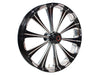 21in. x 3.50in. wide Revel Wheel with Front Hub - Black Contrast Cut Platinum. Fits Breakout 2013up with ABS.