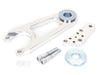 Left Hand or Right Hand Caliper & Mounting Bracket - Polished. Fits Custom Springer with 3/4in. Axle & 11.5in. Disc Rotor.