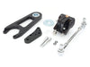 Left Hand or Right Hand Caliper & Mounting Bracket - Black Contrast Cut. Fits Custom Springer with 3/4in. Axle & 11.5in. Disc Rotor.