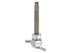High-Flow Fuel Tap / Petcock with 22mm Thread, 5/16in. Forward Facing Fuel Outlet - Chrome. Fits Softail 1984-2006, Dyna 1991-2006, FXR 1982-1994, Touring 1988-2006, Sportster 1975-2006 & 4Spd Big Twin 1975-1986