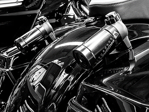 Remote Reservoir External Top Mounting Bracket Kit. Fits Touring 2014up.