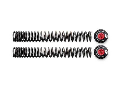 47mm Fork Preload Adjuster with Fork Spring Kit. Fits CVO Road Glide 2023up & CVO Road Glide ST 2024up