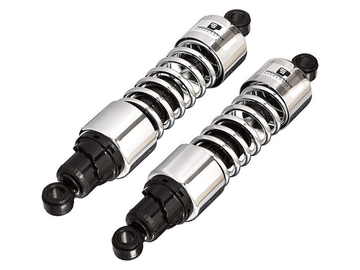 412 Series, 13in. Standard Spring Rate Rear Shock Absorbers - Chrome. Fits Touring 1980-2005, Sportster 1979-2003 & FXR 1982-1994.