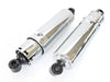 412 Series, 12in. Rear Shock Absorbers with Full Covers - Chrome. Fits 4Spd Big Twin 1973-1986