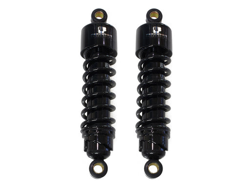 412 Series, 11.5in. Standard Spring Rate Rear Shock Absorbers - Black. Fits Sportster 2004-2021