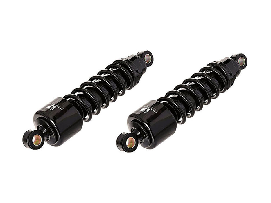 412 Series, 12.5in. Standard Spring Rate Rear Shock Absorbers - Black. Fits Sportster 2004-2021