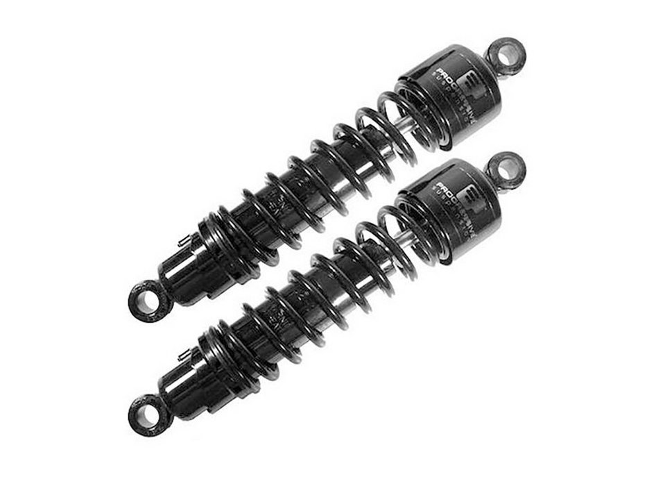 PROGRESSIVE SUSPENSION - 412 Series, 13in. Standard Spring Rate Rear Shock Absorbers – Black. Fits Sportster 2004-2021
