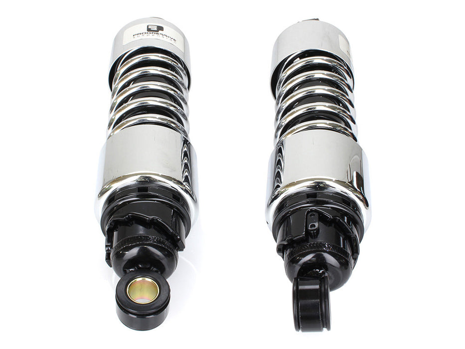 412 Series, 11.5in. Standard Spring Rate Rear Shock Absorbers - Chrome. Fits Touring 2006up.