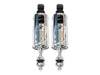422 Series, Standard Spring Rate Rear Shock Absorbers - Chrome. Fits Softail 2000-2017.