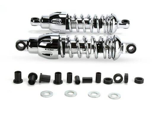 430 Series, 11in. Standard Spring Rate Rear Shock Absorbers - Chrome. Fits Sportster 2004-2021