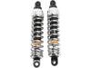 444 Series, 12.5in. Standard Spring Rate Rear Shock Absorbers - Chrome. Fits Dyna 1991-2017.