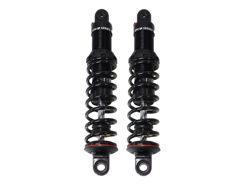 490 Series, 13in. Rear Shock Absorbers - Black. Fits Touring 1980up.