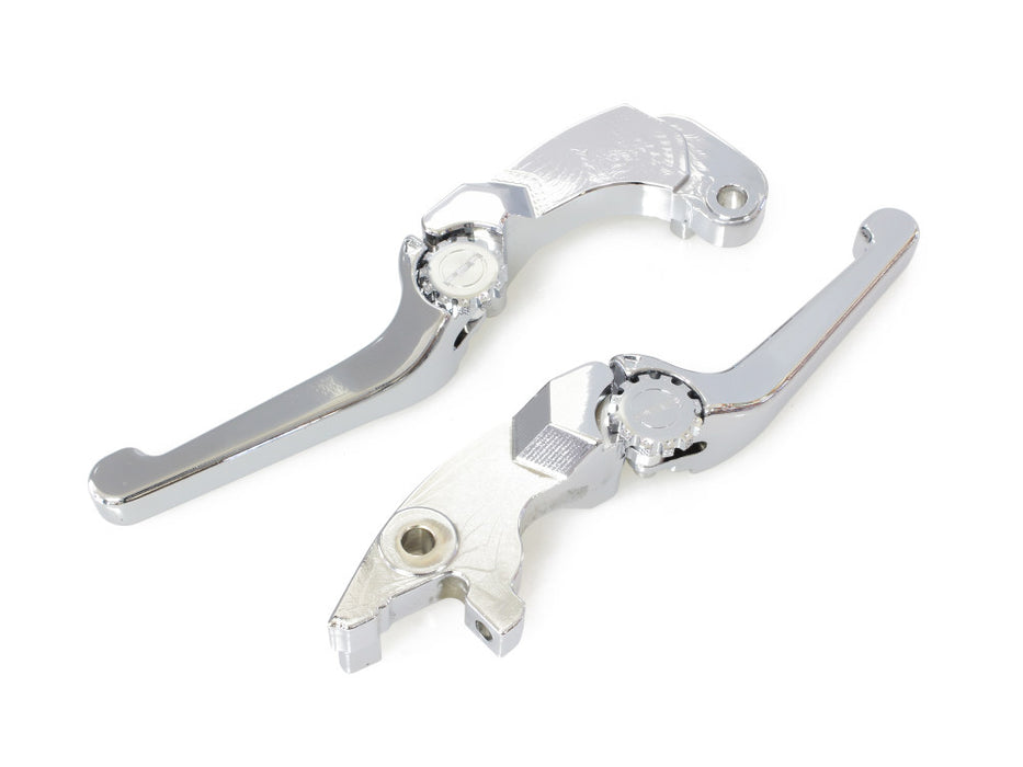Adjustable Anthem Levers - Chrome. Fits HD 1982-1995