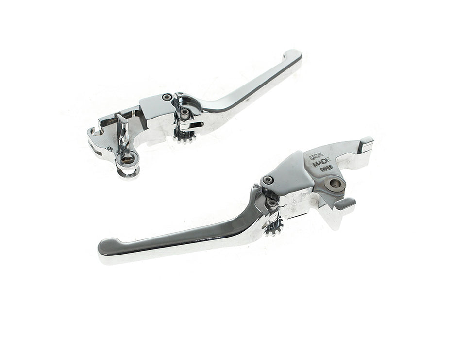 Adjustable Anthem Levers - Chrome. Fits Softail 2025up