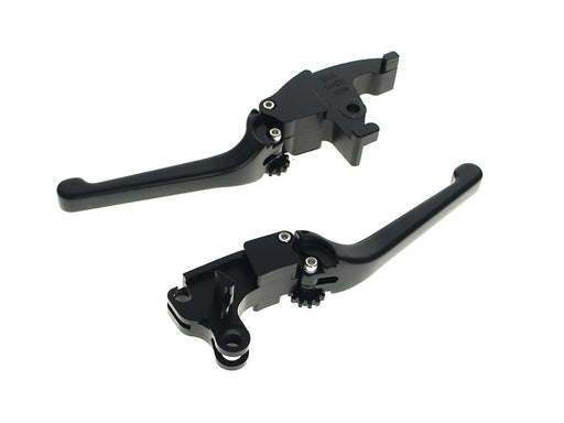 Adjustable Anthem Levers - Black. Fits Softail 2025up