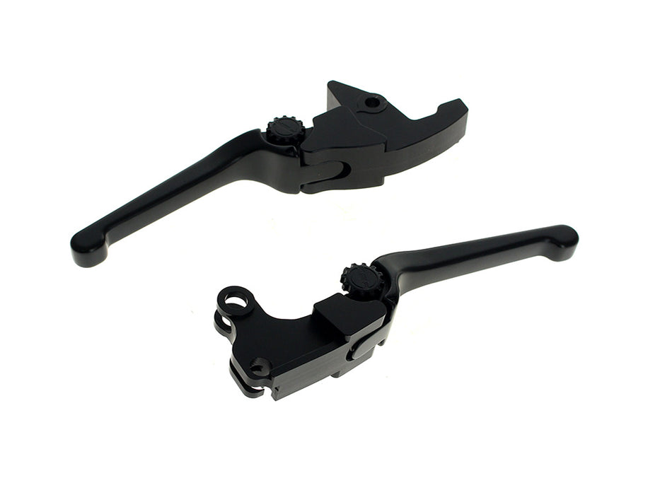 Adjustable Anthem Levers - Black. Fits Softail 2025up