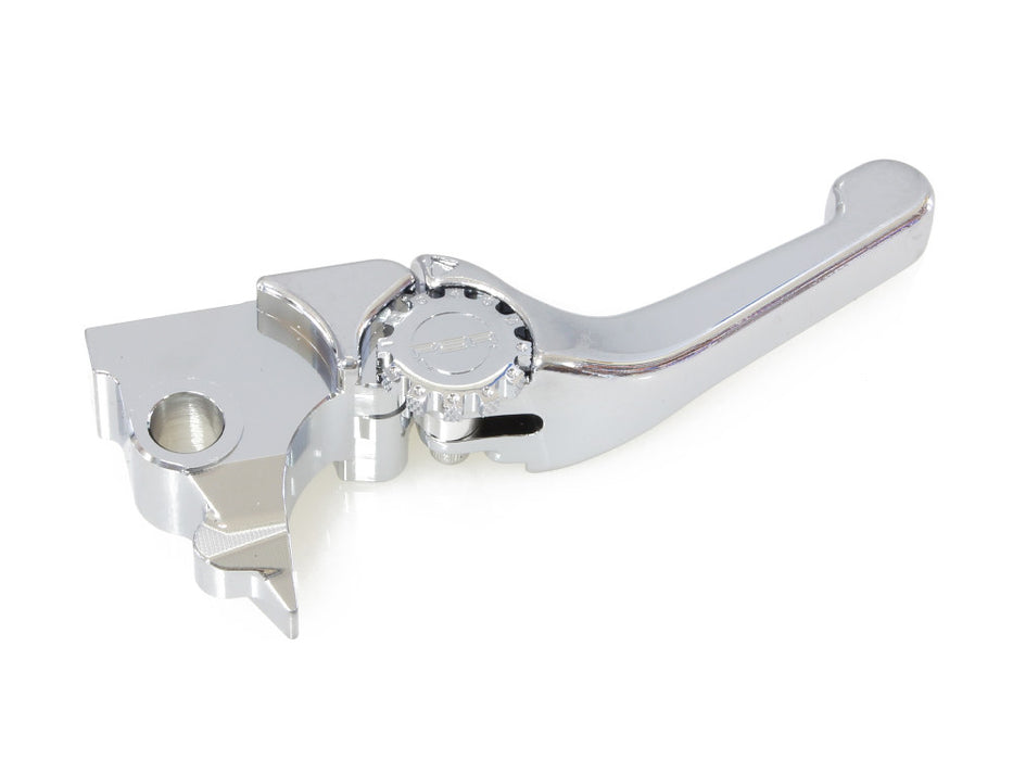 Adjustable Shorty Anthem Levers - Chrome. Fits Sportster 2014-2021.