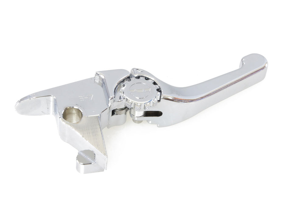 Adjustable Shorty Anthem Levers - Chrome. Fits Softail 2015-2024