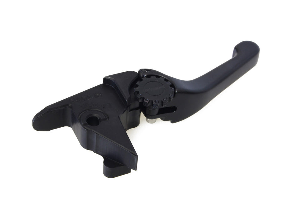 Adjustable Shorty Anthem Levers - Black. Fits Softail 2015-2024
