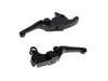 Adjustable Shorty Anthem Levers - Black. Fits Softail 2025up
