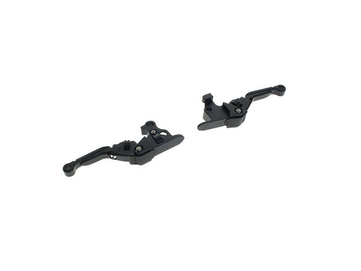 Adjustable Anthem Pro Levers - Black. Fits Softail 2015-2024