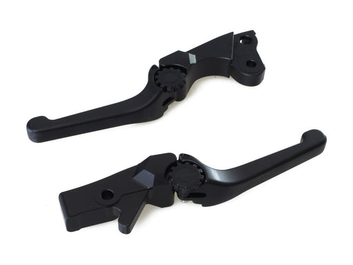 Adjustable Anthem Levers - Black. Fits Indian 2018up.