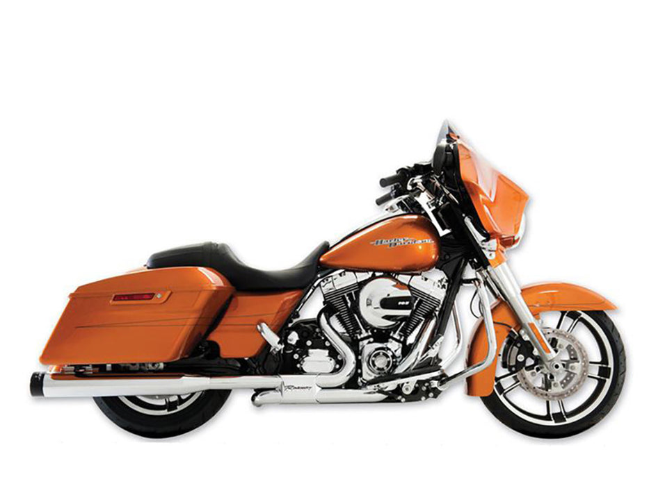 Right Side Tuck & Under Headers - Chrome. Fits Touring 2009-2016.