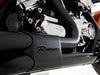 Right Side Tuck & Under Headers - Black. Fits Touring 2009-2016.