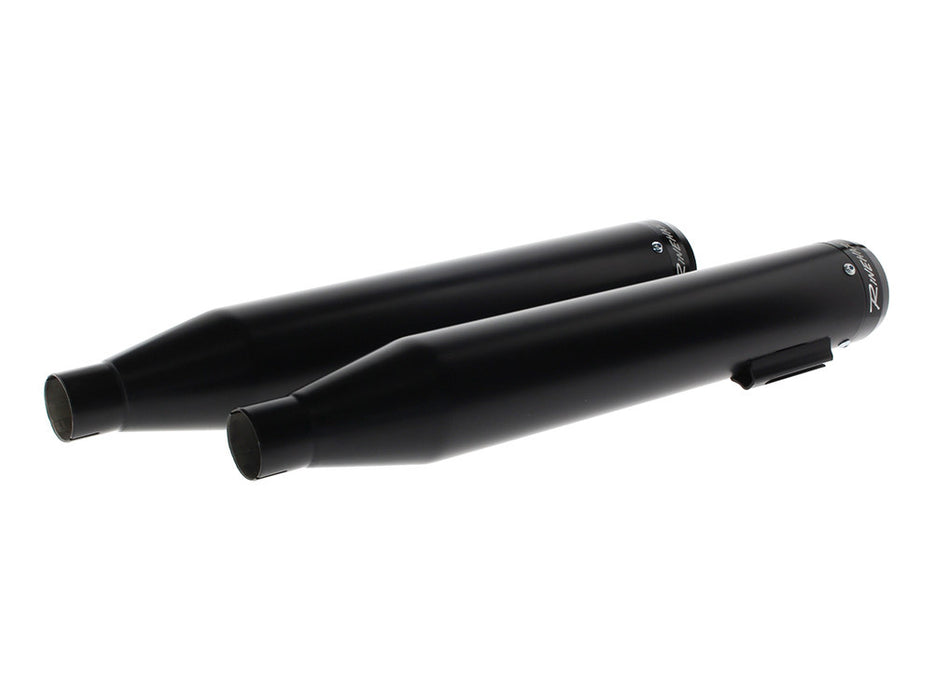 3-1/2in. Slip-On Mufflers - Black with Black End Caps. Fits Indian Scout 2015-2024