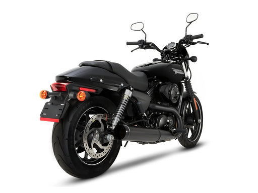 4.5in. Slip-On Muffler - Black with Black End Cap. Fits Street 2015-2020