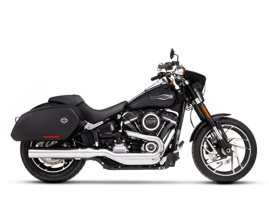 4in. Slip-On Muffler - Chrome with Chrome End Cap. Fits Sport Glide 2018-2024