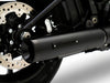 4in. HP40 Slip-On Muffler - Black with Black End Cap. Fits Softail Street Bob, Low Rider S, Low Rider ST & Heritage 2025up