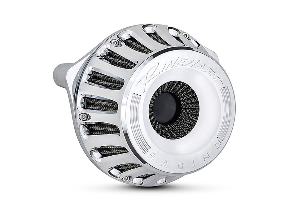 Moto Air Cleaner Kit - Chrome. Fits Touring 2017-2024 & Softail 2018-2024