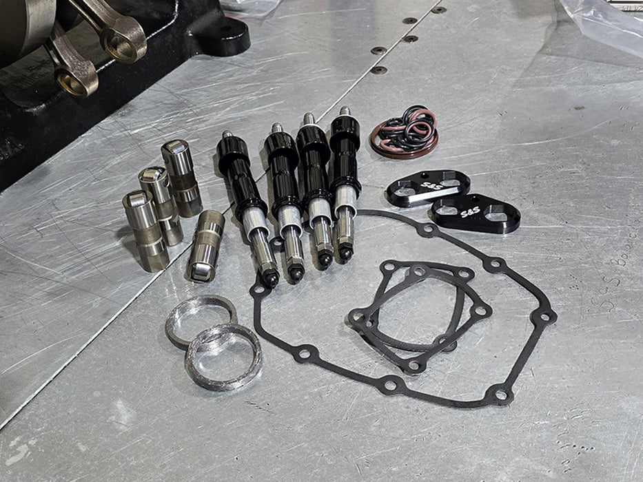 Cam Install Kit - Black Pushrods. Fits Milwaukee-Eight 2017up