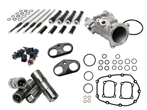 Power Plus Cam Install Kit - Black Pushrods. Fits Softail 2018-2024 & Most Touring 2017-2024